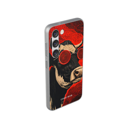 Hypnotic Cow Samsung S23 Case - Soft
