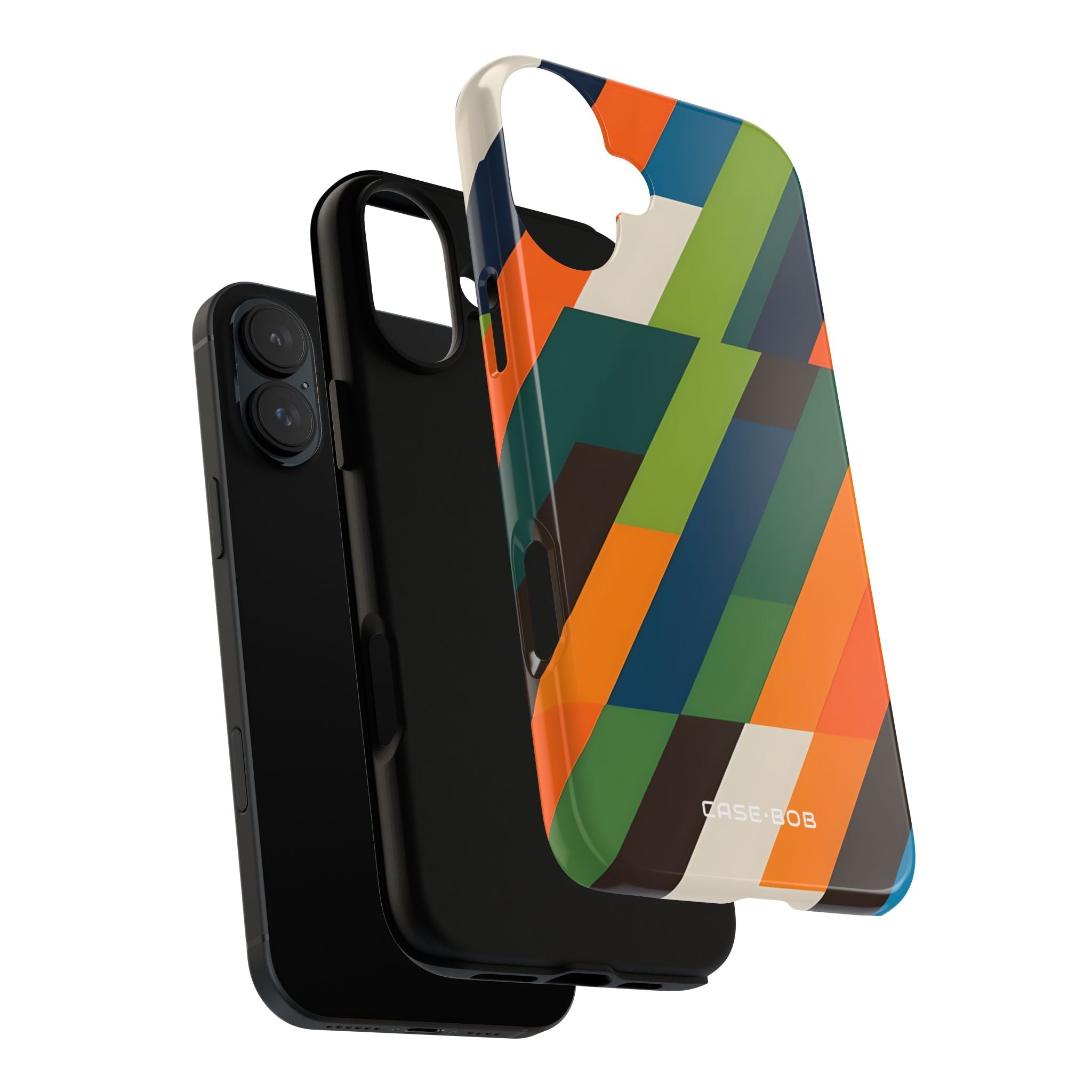 Diagonal Blaze iPhone 16 Plus Case - Tough