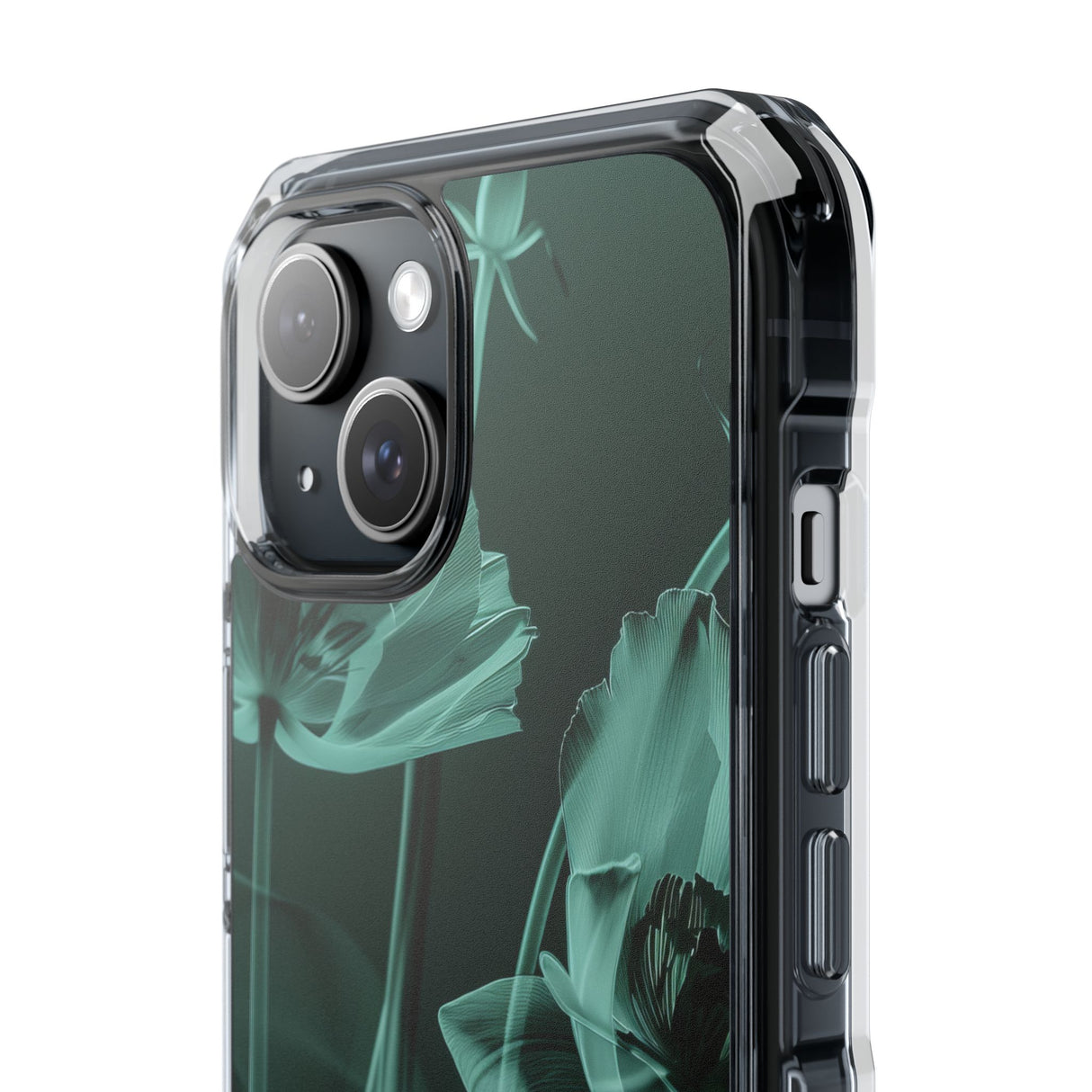 Botanical Transparency - Phone Case for iPhone (Clear Impact - Magnetic)