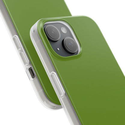 Olive Drab iPhone 15 - Flexi Phone Case