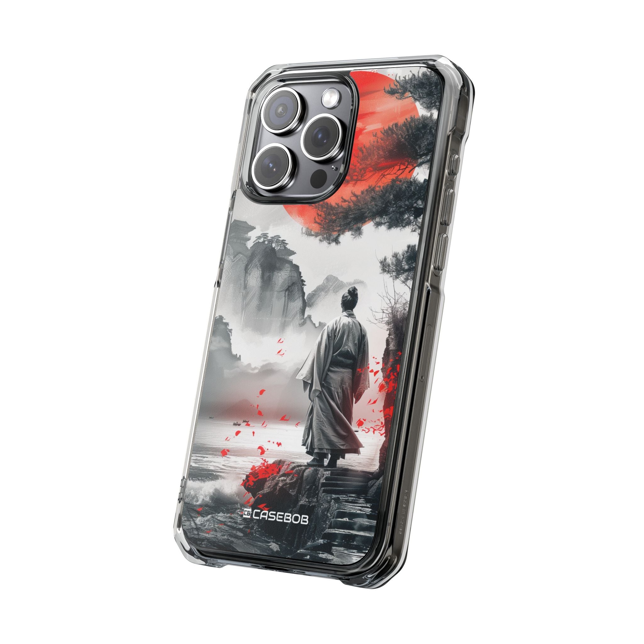 Serene Samurai Sunrise - Phone Case for iPhone