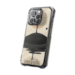 Serene Reflections - Phone Case for iPhone (Clear Impact - Magnetic)