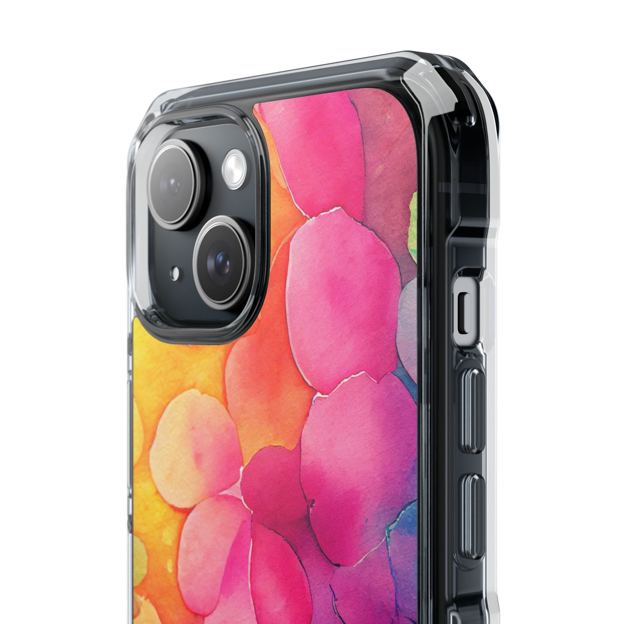 Vibrant Petal Fusion iPhone Case - Impact