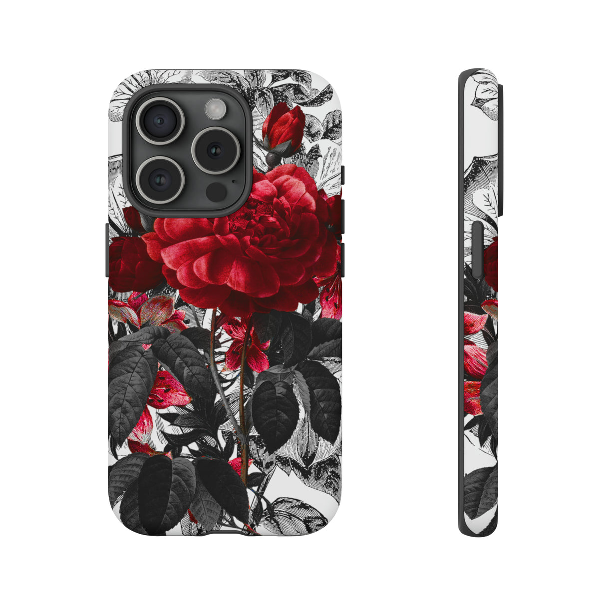 Grunicked Gothic Flower - Protective Phone Case