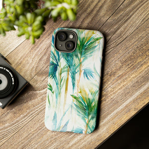 Watercolor Tropical Trees - Protective Phone Case