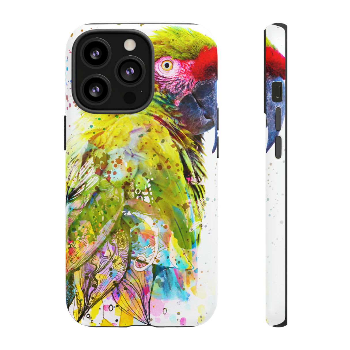 Colorful Parrot - Protective Phone Case