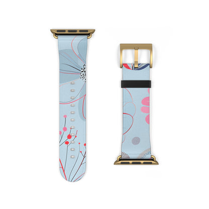 Outlined Bloom Radiance - Watch Band