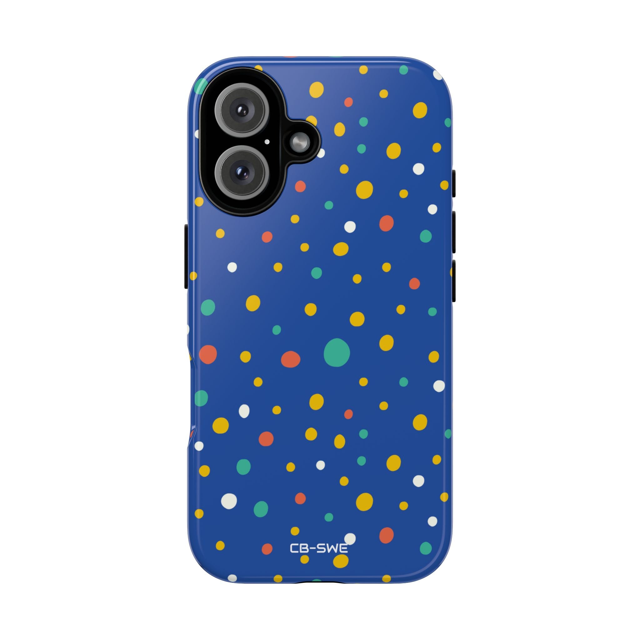 Colorful Dots Dance - iPhone Case