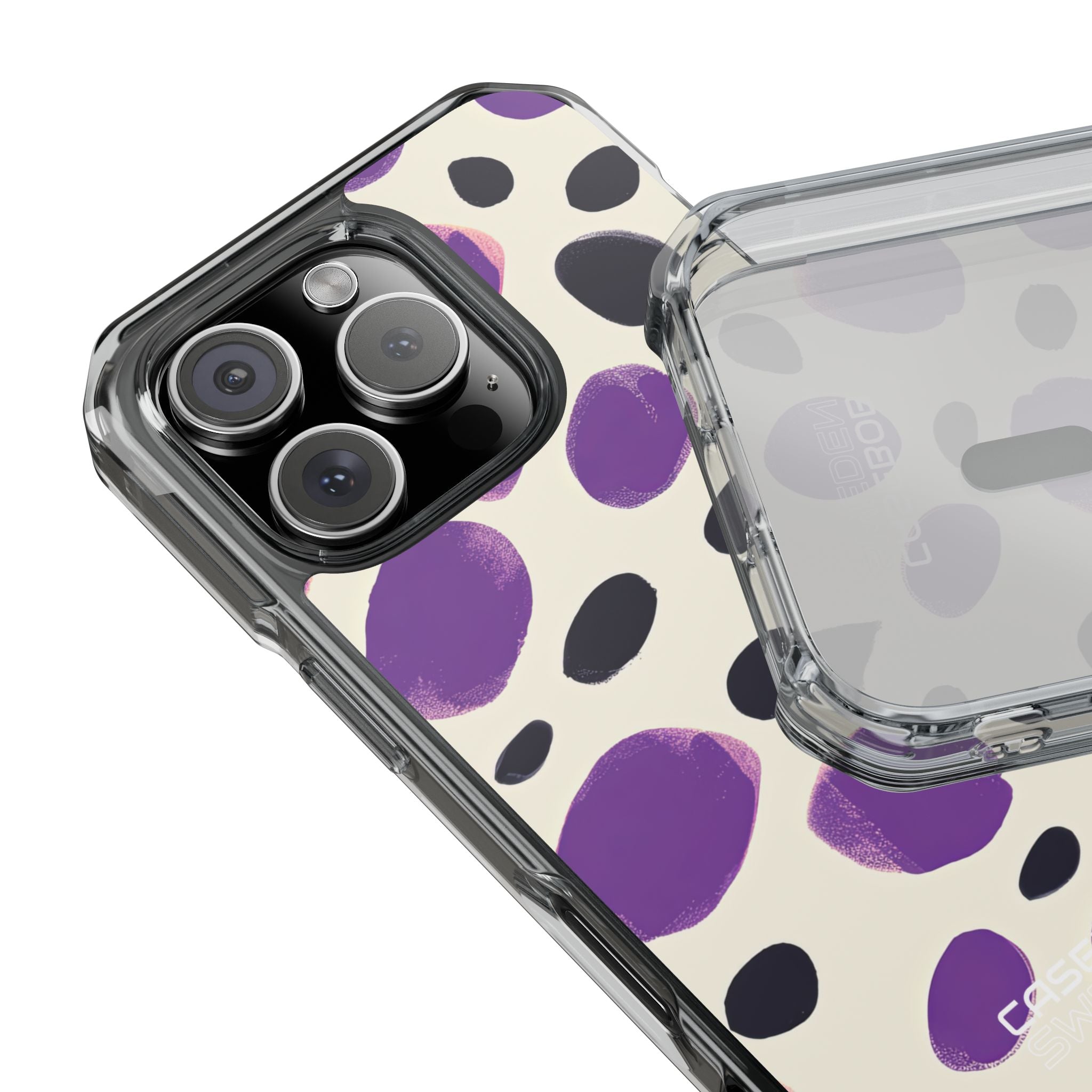 Purple Pebble Dance iPhone 16 - Impact Clear+