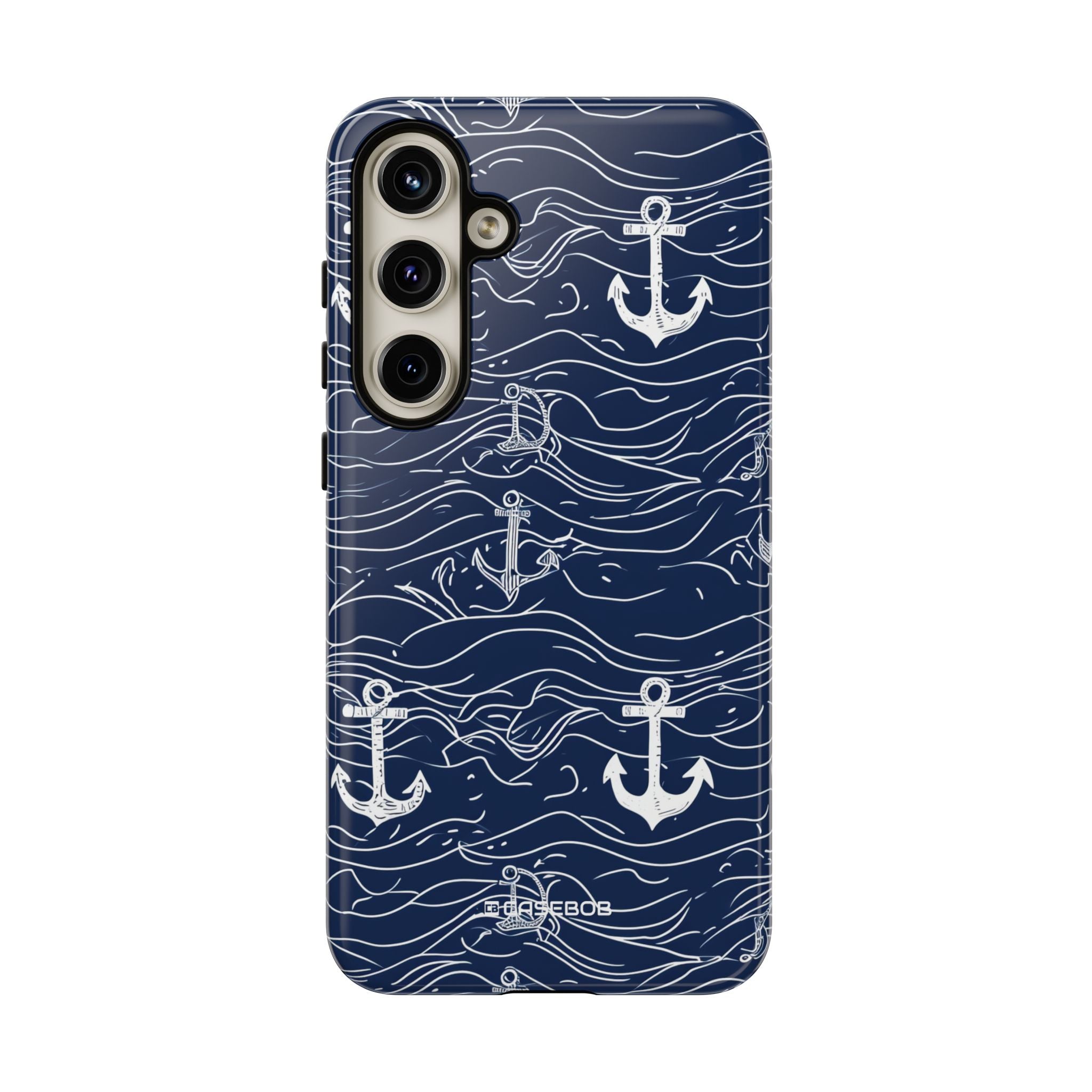 Nautical Whimsy: Anchors and Waves - For Samsung S24