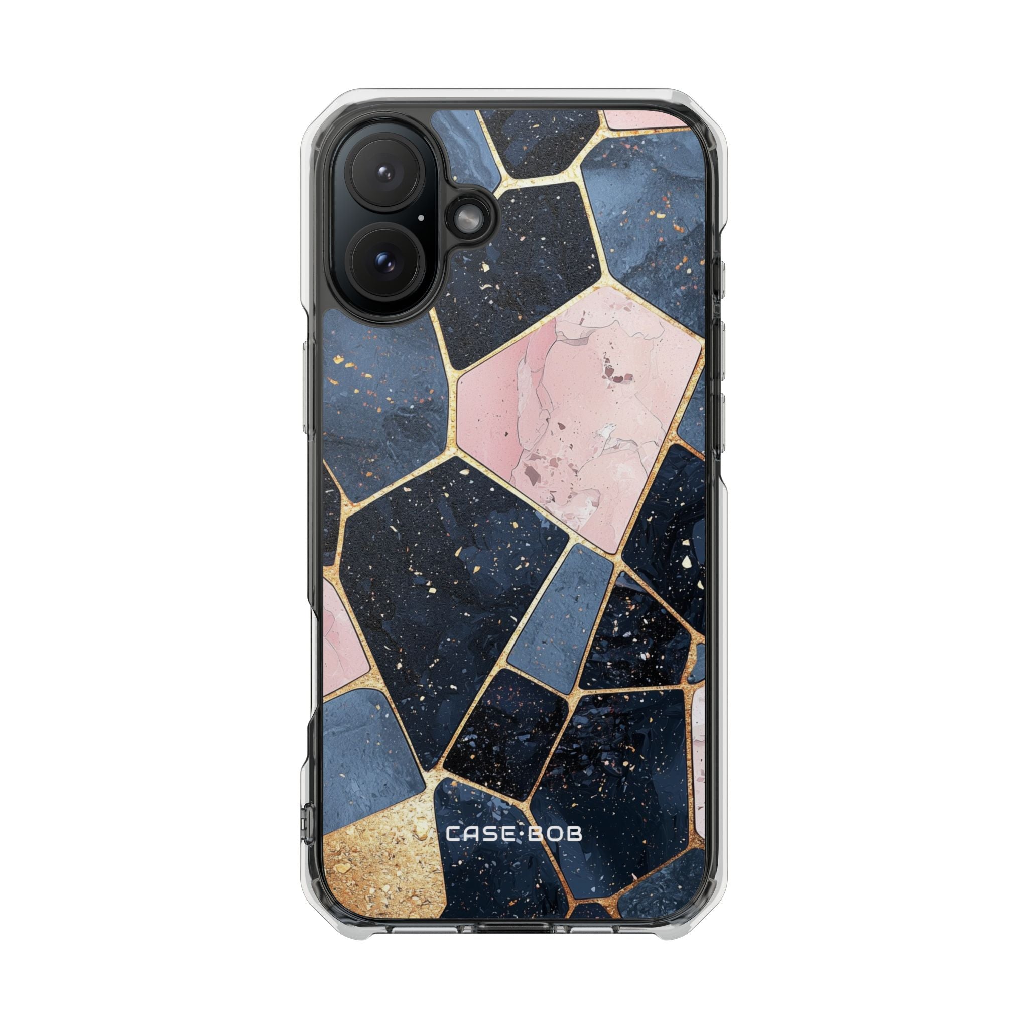 Golden Mosaic iPhone 16 Plus Case - Impact
