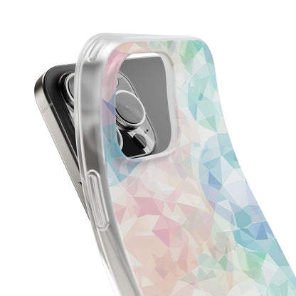 Pastel Geometry Background - Flexi iPhone 16 Phone Case