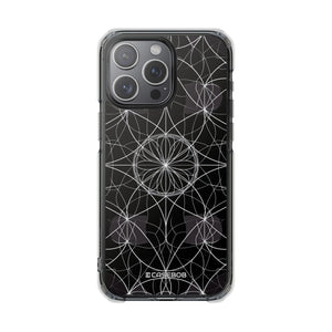 Symmetrische Eleganz – Handyhülle für iPhone (Clear Impact – Magnetisch)