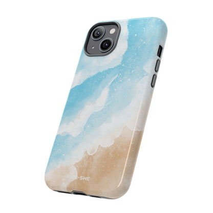 Serene Coastal Whispers - iPhone Case