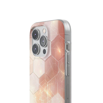 Honeycomb Glow iPhone 14 Pro Case - Soft