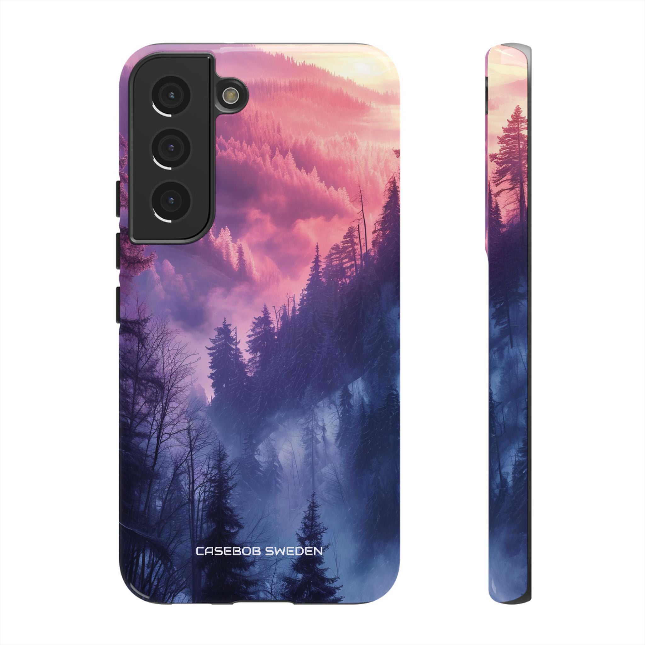 Misty Forest Serenity - Tough Samsung S22 Phone Case