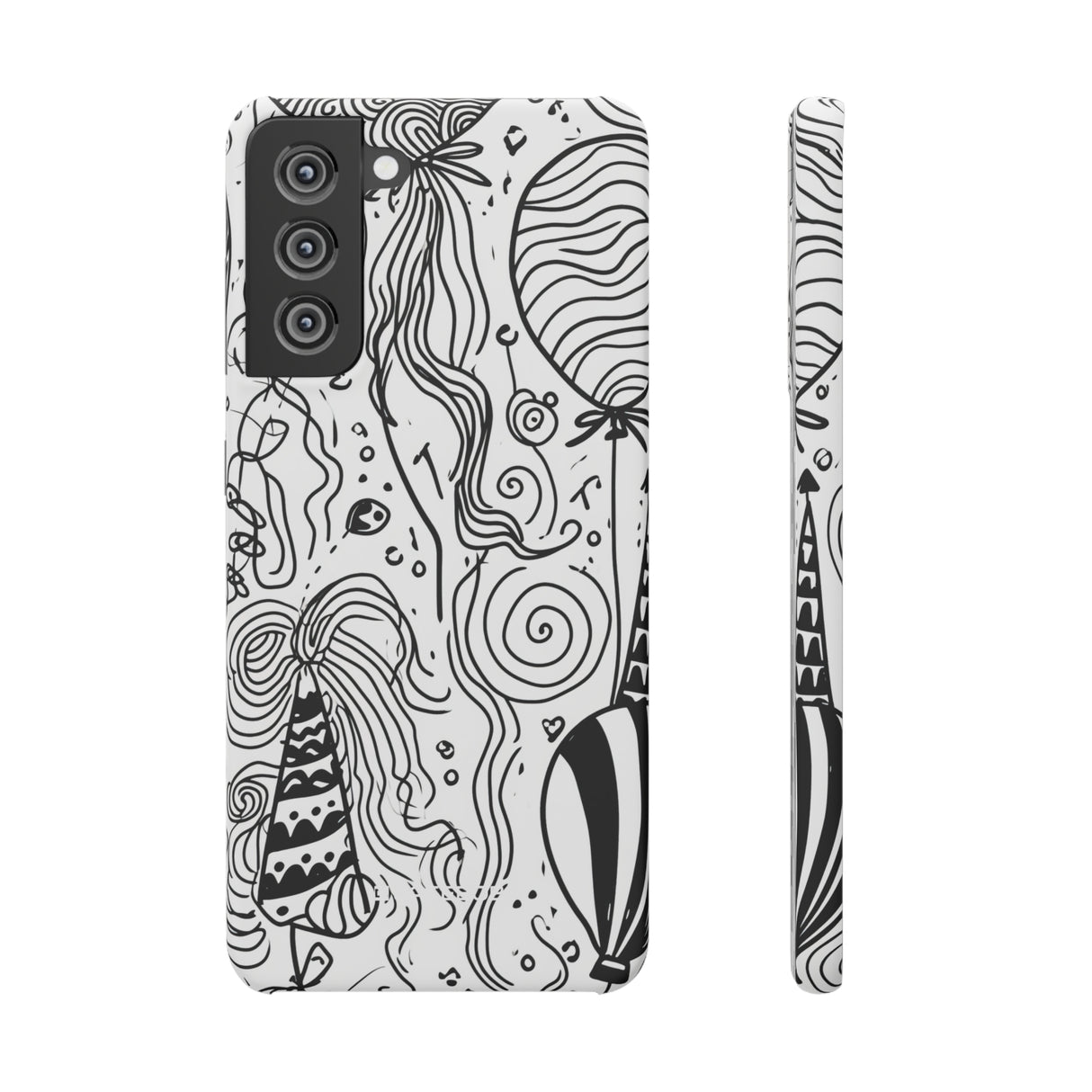 Whimsical Festivity | Slim Phone Case for Samsung