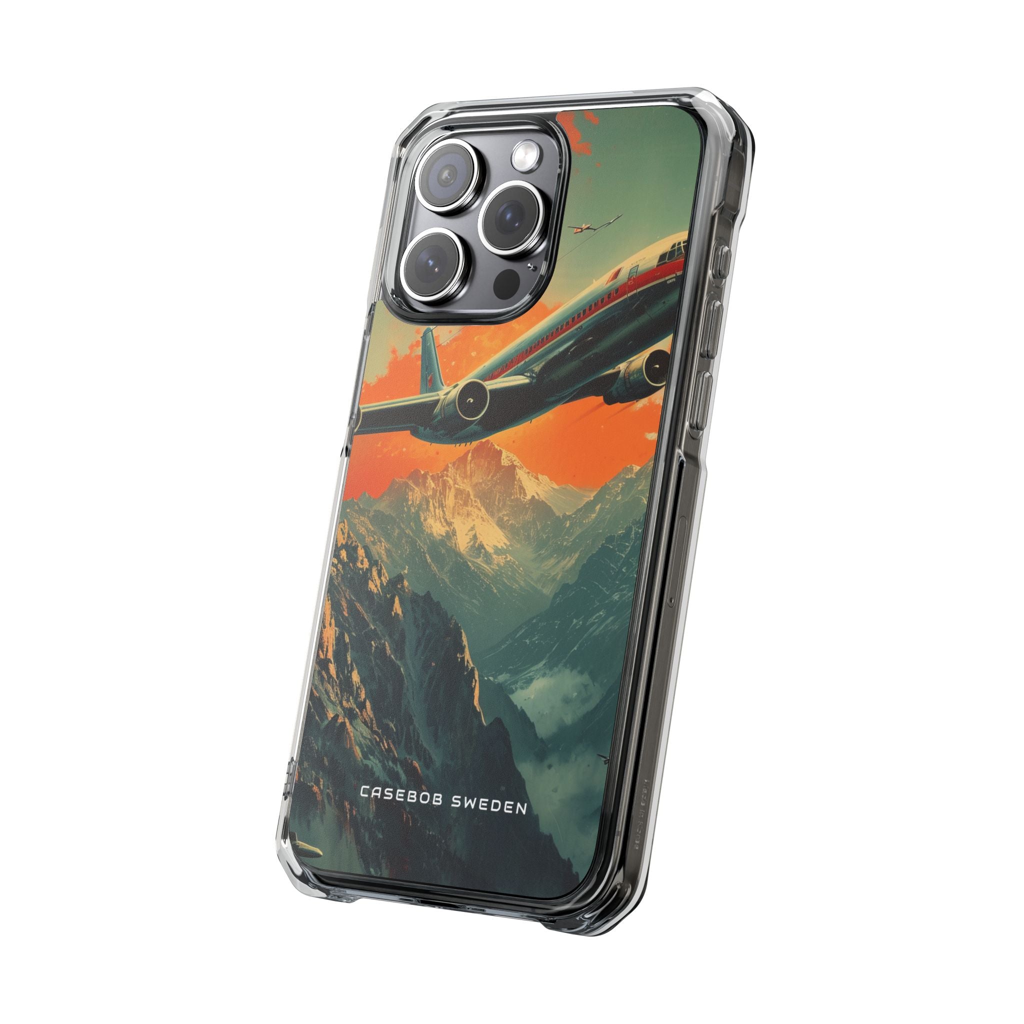 Vintage Skyward Adventure iPhone 15 - Clear Impact Phone Case