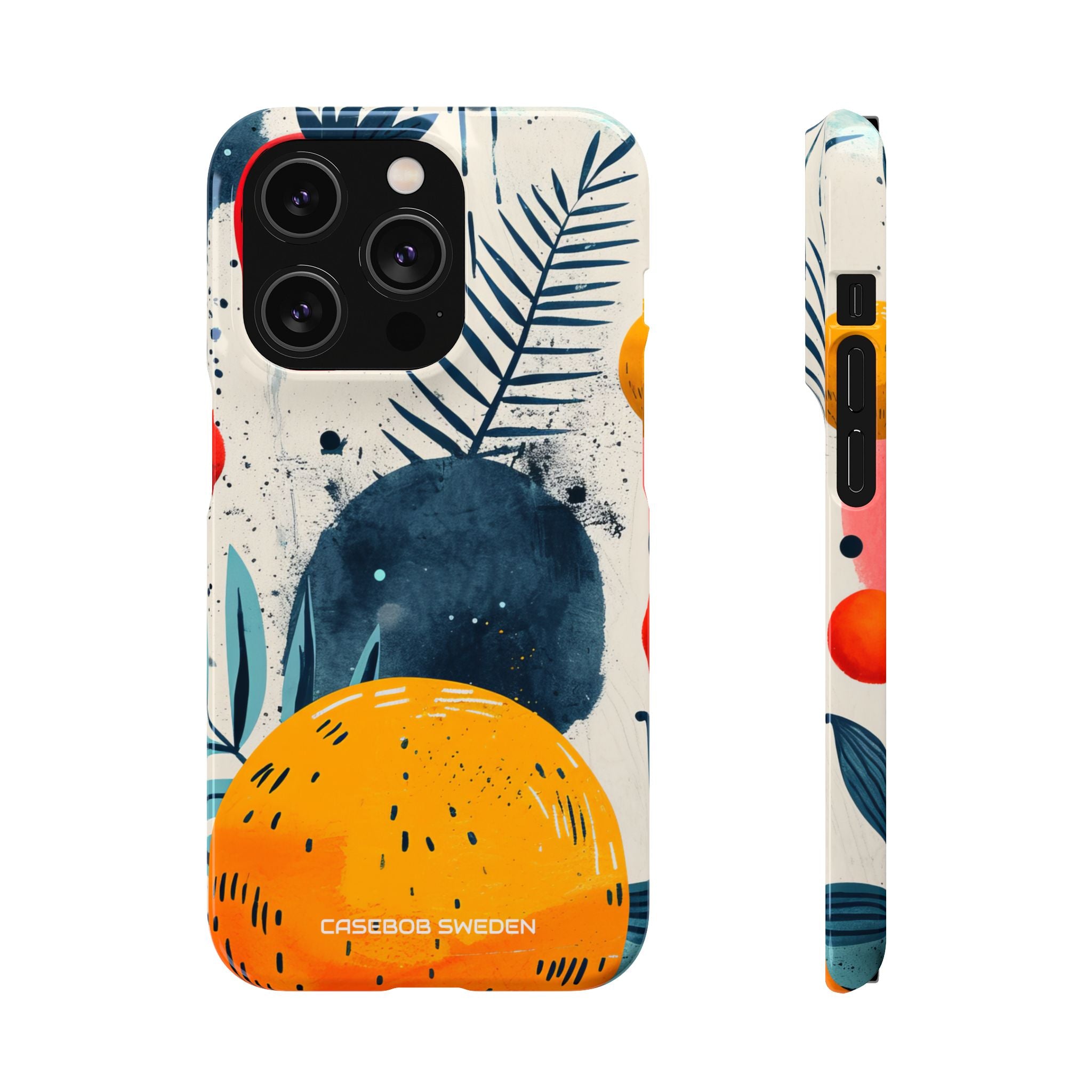 Vibrant Fruit Canvas - Slim iPhone 14 Phone Case