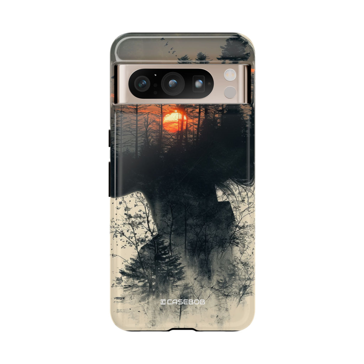 Tranquil Silhouette | Protective Phone Case for Google Pixel