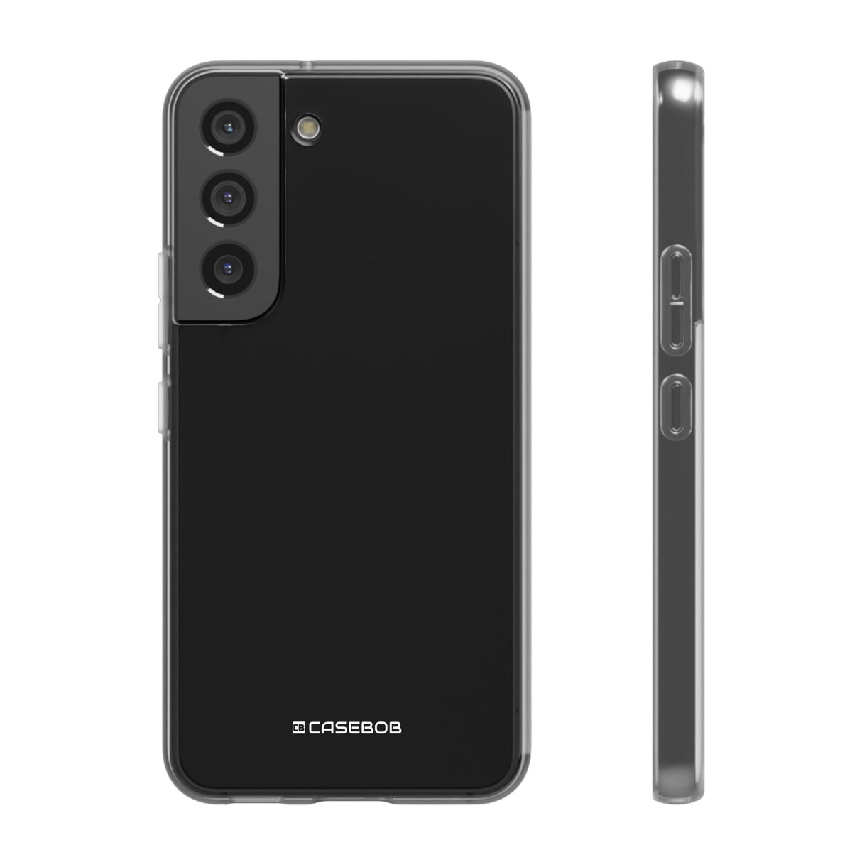 Schwarz | Handyhülle für Samsung (Flexible Hülle) 