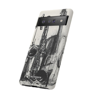 Jazz Ink Expressions | Protective Phone Case for Google Pixel