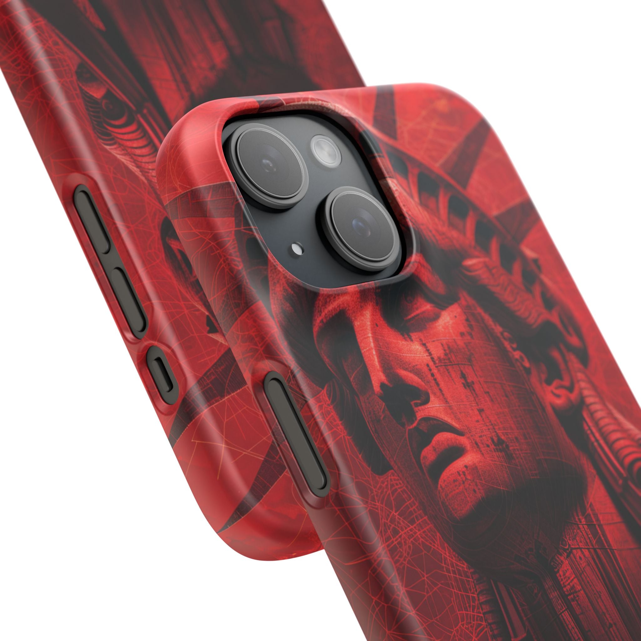 Zen Red Liberty Vision iPhone 15 - Slim Phone Case