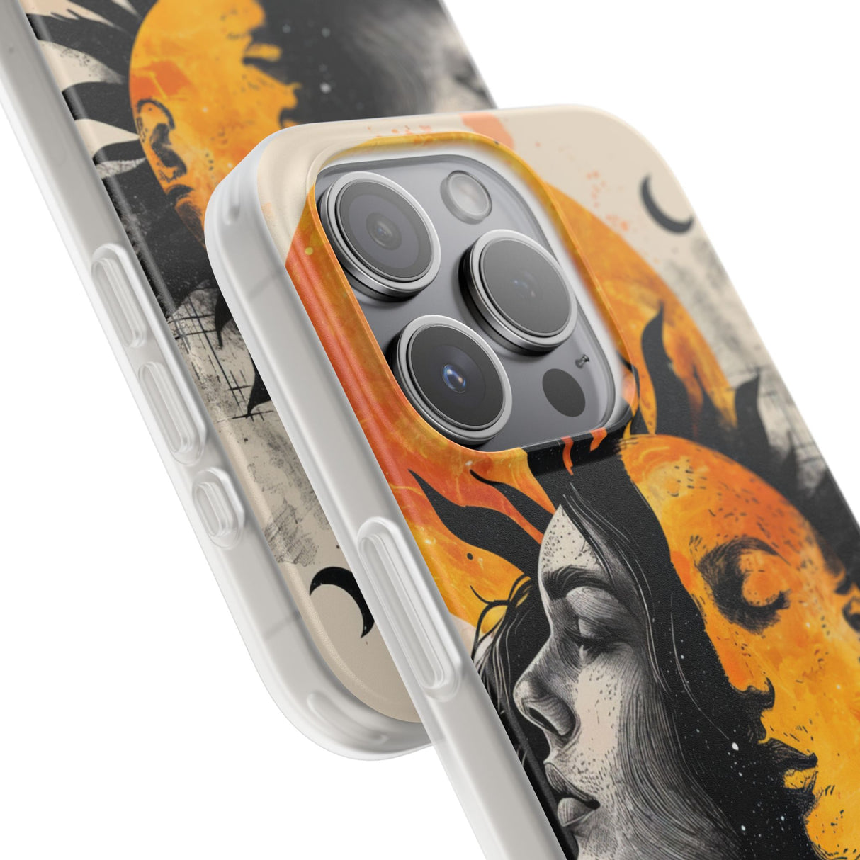 Sunlit Duality | Flexible Phone Case for iPhone