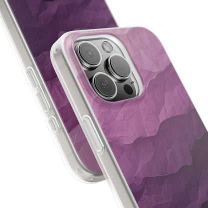 Purple Wave Layers iPhone 16 Pro Max Case - Soft