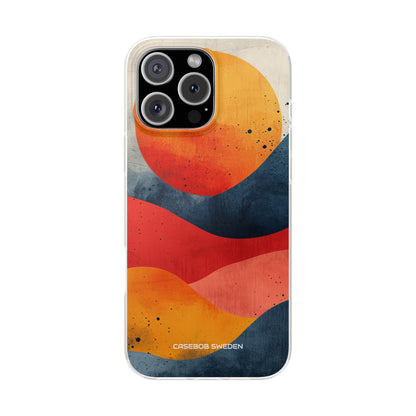 Sunburst Waves - Flexi iPhone 16 Phone Case