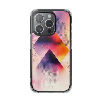 Vivid Triangles Ascend iPhone Case - Impact