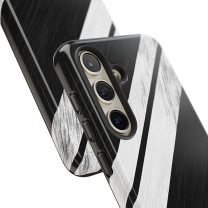 Distressed Stripe Motion Samsung S24 Case - Tough