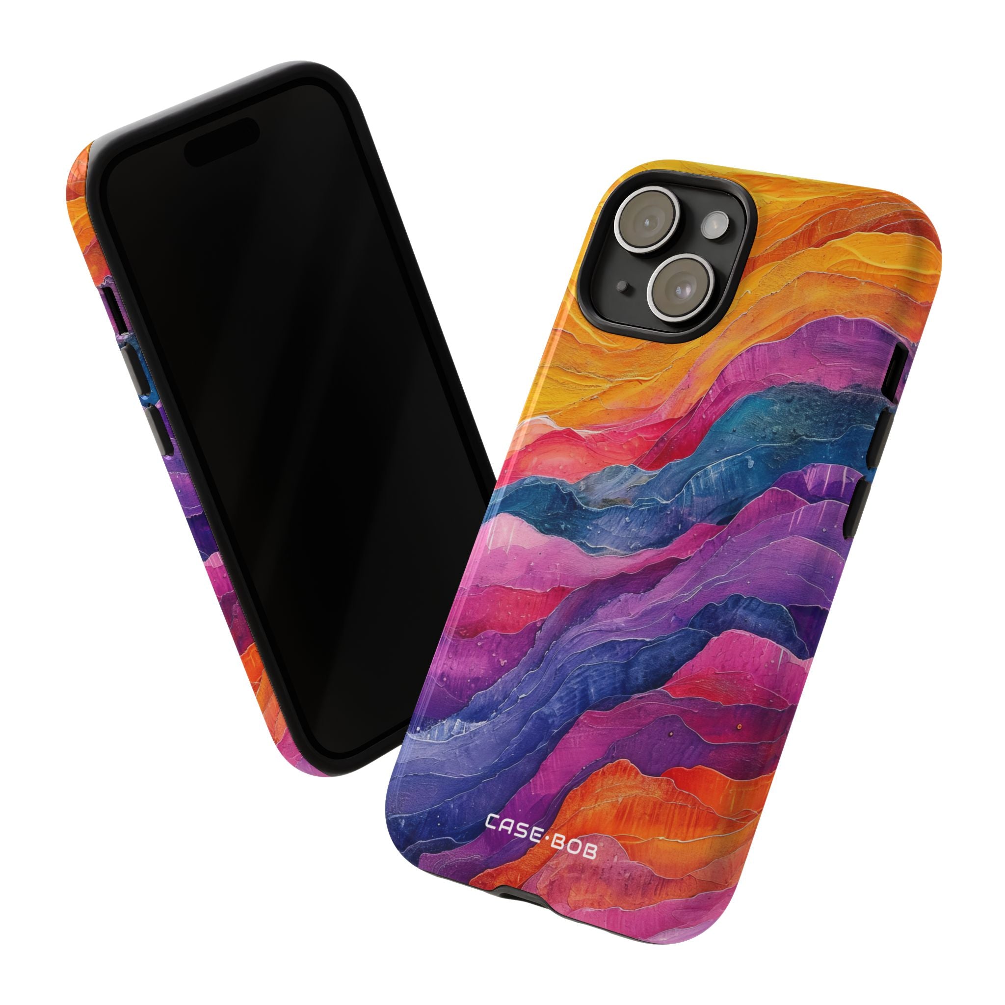 Vibrant Flow iPhone 15 Case - Tough
