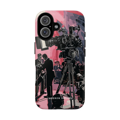 Retro Cinematic Spotlight iPhone 16 - Tough Phone Case