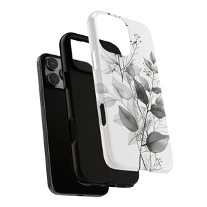 Botanical Elegance in Monochrome - for iPhone 16