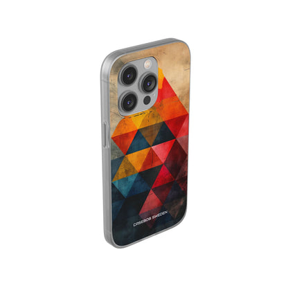 Geometric Energy - Flexi iPhone 14 Phone Case