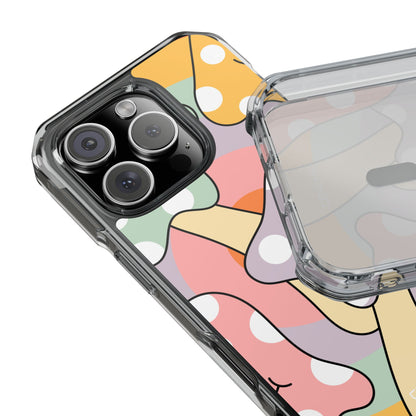 Playful Mushroom Friends iPhone Case - Impact