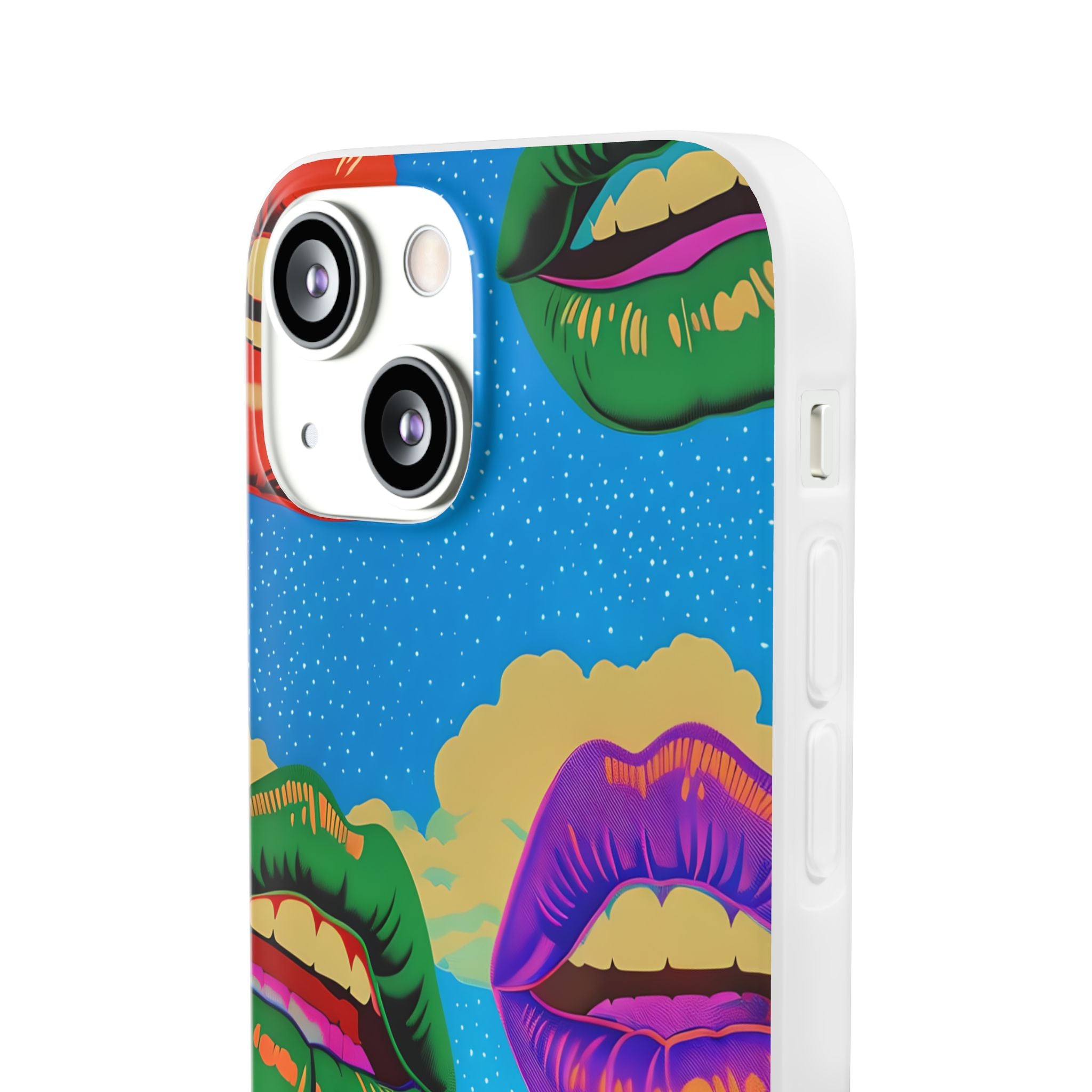 Colorful Lipscape iPhone 13 mini Case - Soft