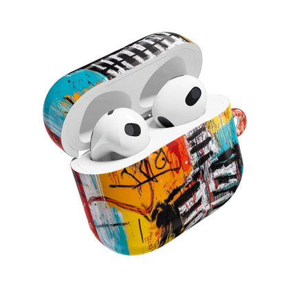 Neon Skull Chaos - AirPods Case