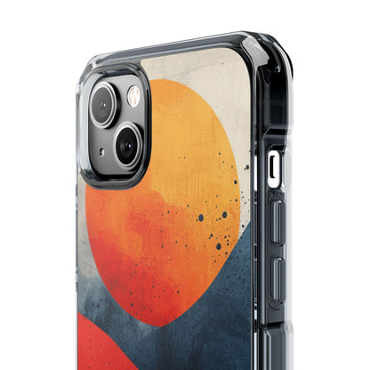 Sunburst Waves - Clear Impact iPhone 14 Phone Case