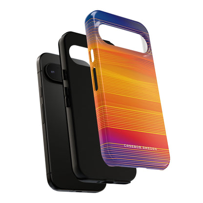 Vibrant Gradient Waves Google Pixel 9 - Tough Phone Case