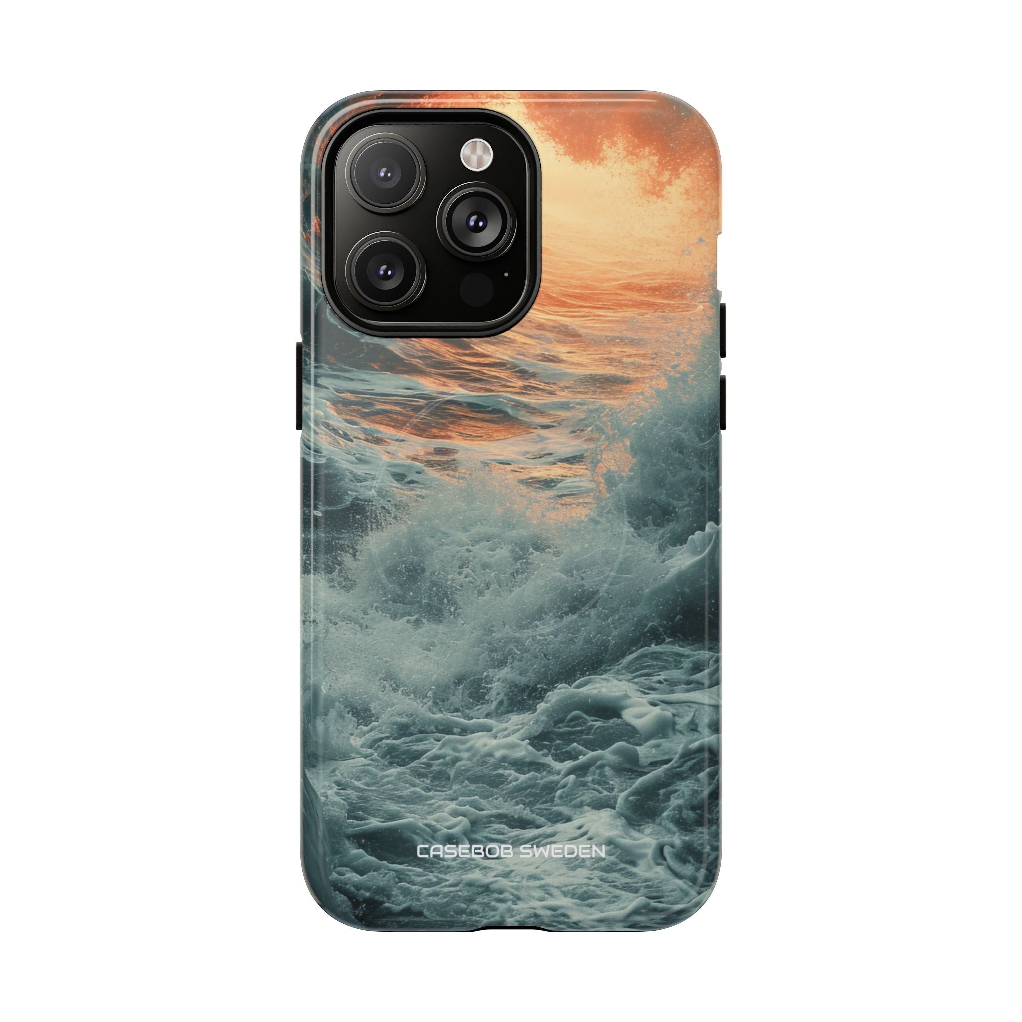 Fiery Wave Power - Tough + MagSafe® iPhone 14 Phone Case