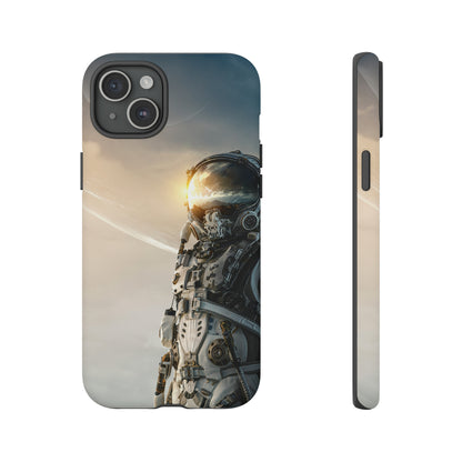 Astronaut on unexplored planet - Protective Phone Case