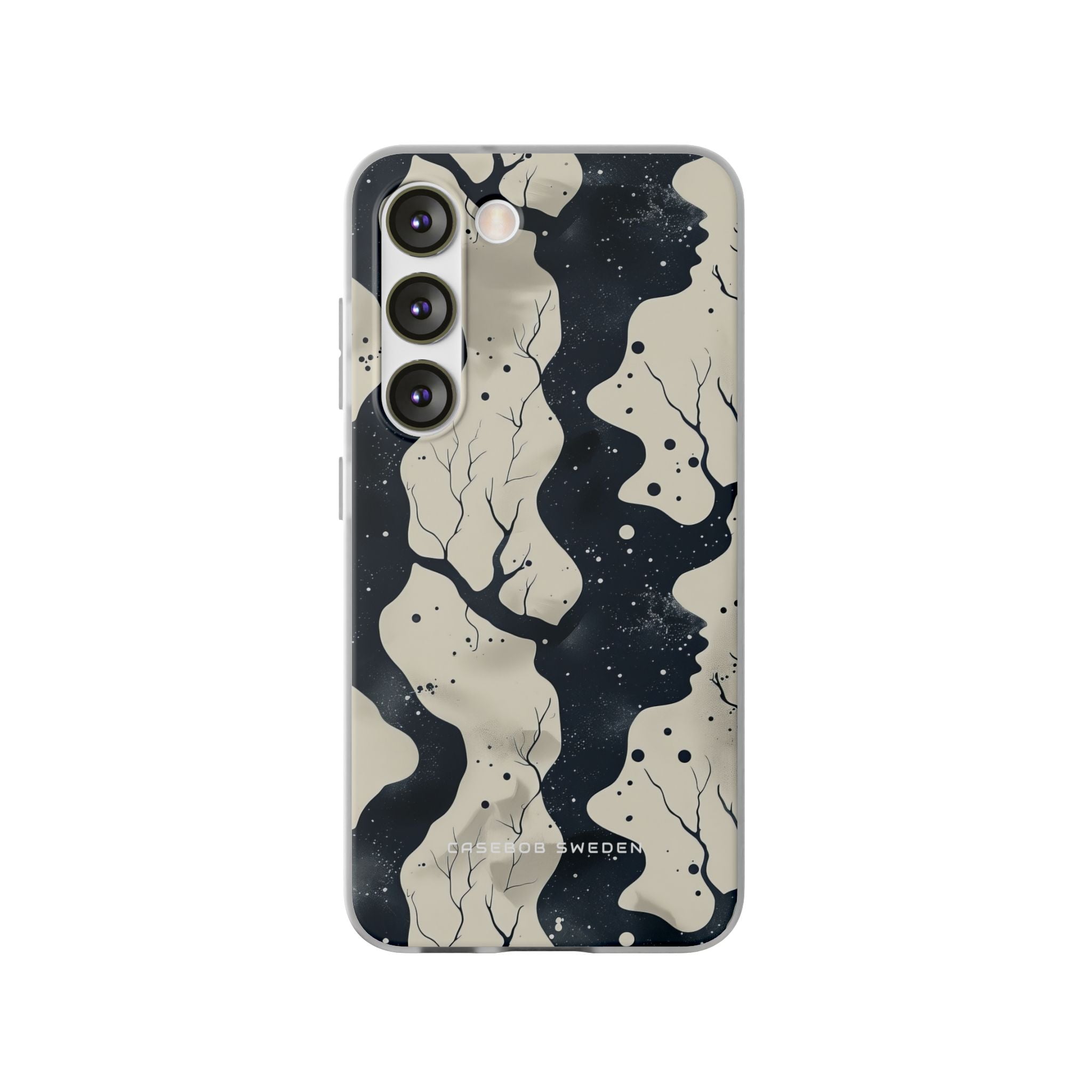 Organic Fluid Silhouettes with Cosmic Depth Samsung S23 - Flexi Phone Case