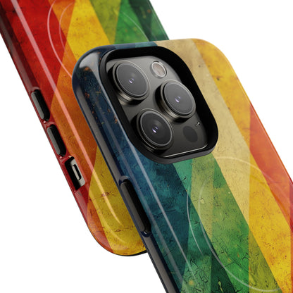 Diagonal Spectrum iPhone 14 Pro Case - Tough+