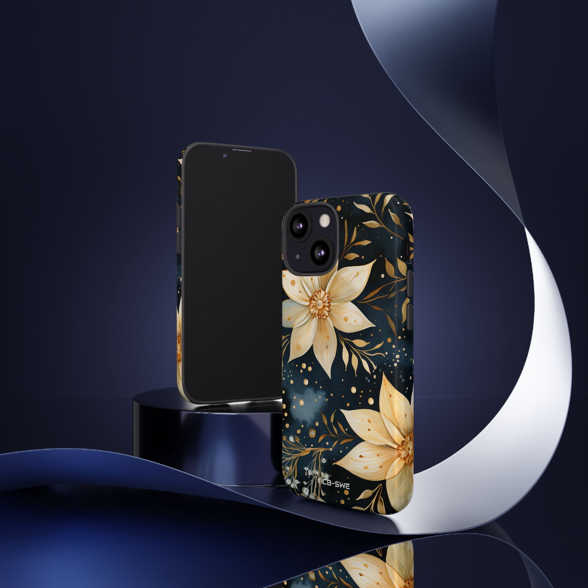 Floral Elegance Flourishes - iPhone Case