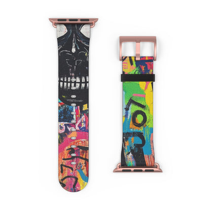 Neon Skull Burst - Watch Band