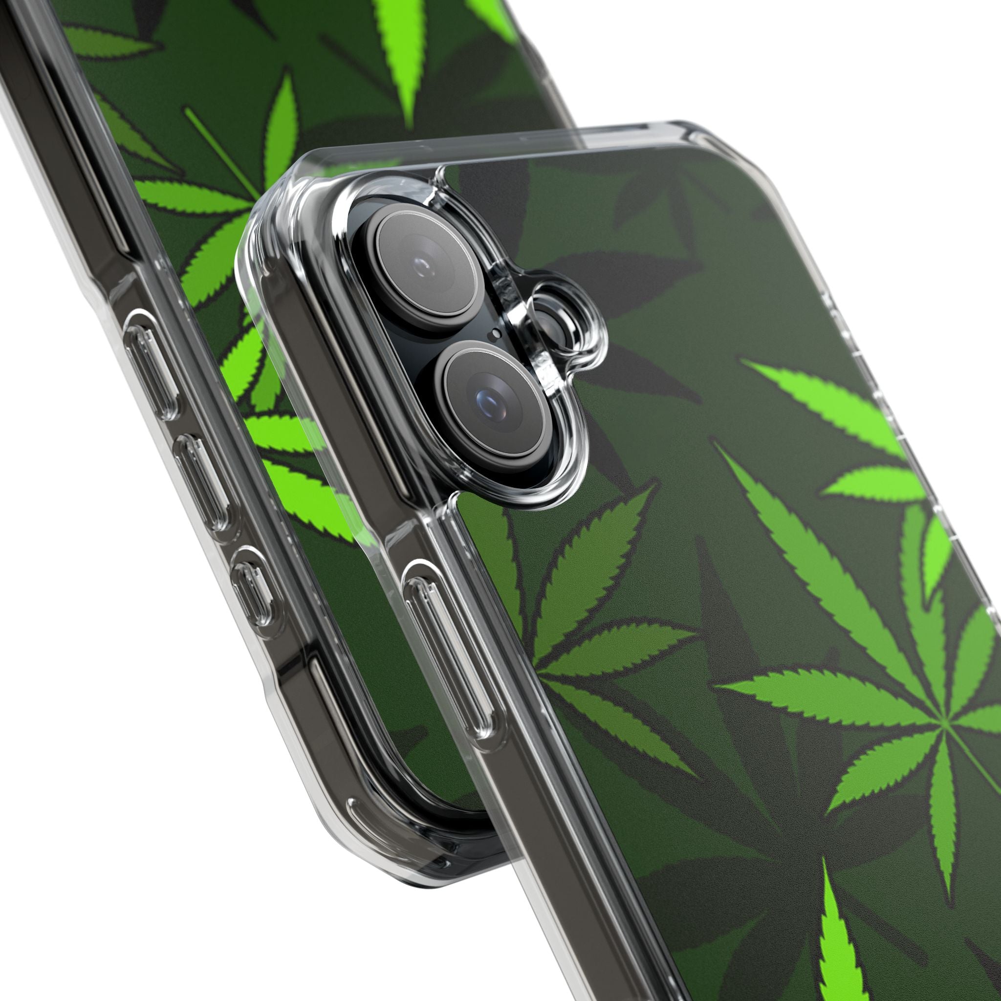 Green Leaf Symmetry iPhone Case - Impact
