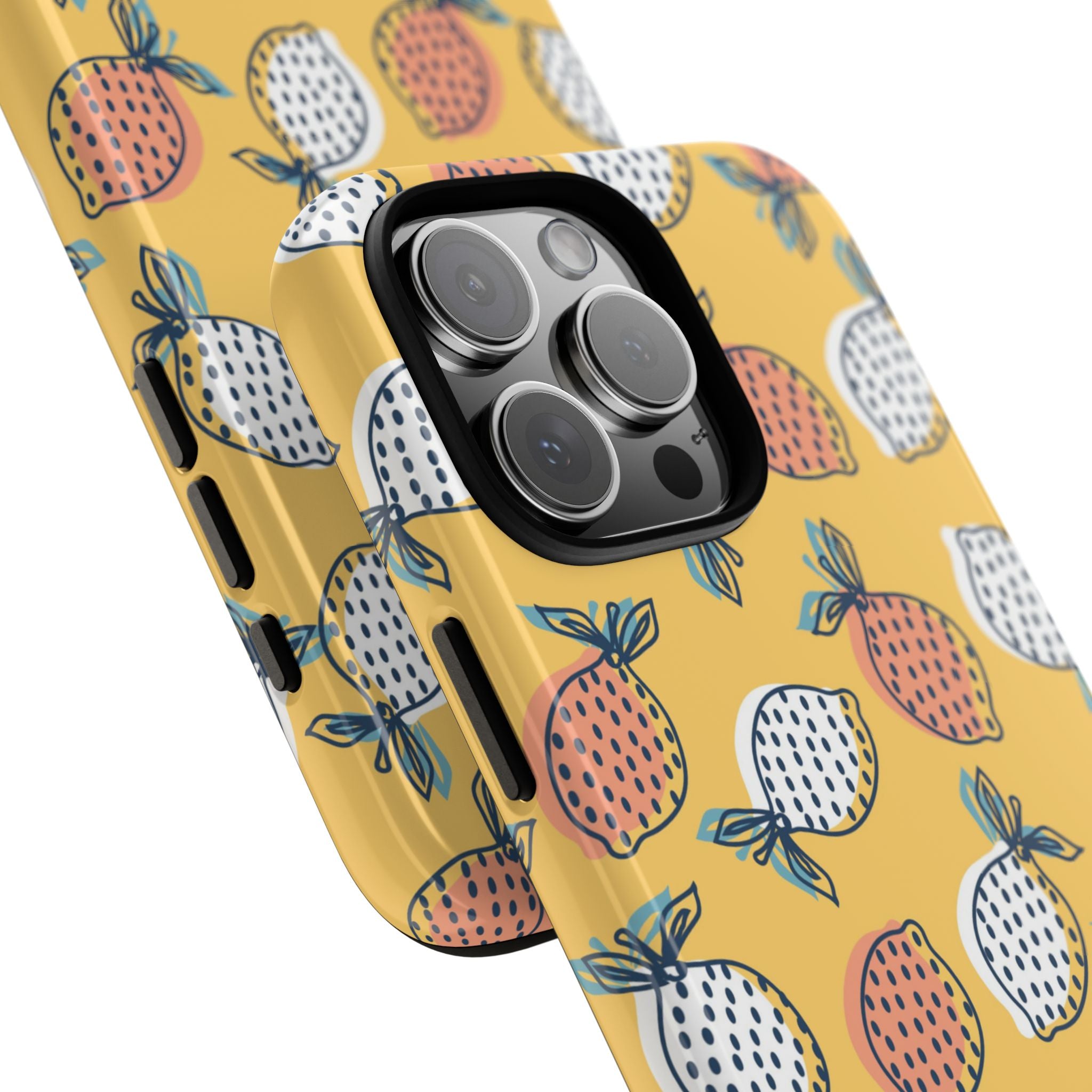 Lemons Dance Playfully - iPhone Case