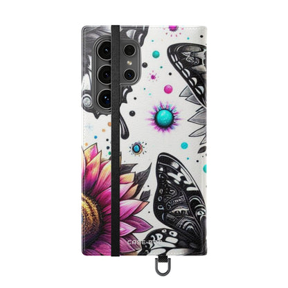 Monochrome Flutter - Samsung S24 Ultra Case - Wallet